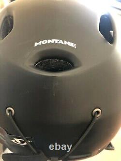 Giro Montane Snowboard/ Ski Helmet Adult Small 52- 55 CM Matte Black Free P&p