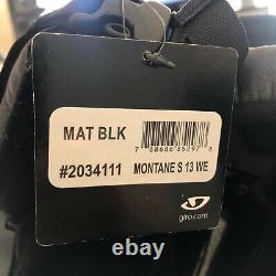 Giro Montane Snowboard/ Ski Helmet Adult Small 52- 55 CM Matte Black Free P&p