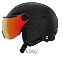 Giro Vue Mips Vivid Ski Helmet Snowboard Helmet Matte Black Vivid Ember