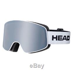 Head Full-Shell Helm STIVOT Rebels Größe L inkl. Skibrille Horizon Race white+Sp