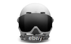 Helmet Briko Skiing Snowboard Blenda Visor 261123W A17 White (Size M)