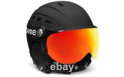 Helmet Briko Skiing Snowboard Zante Visor 21116Ww 915 Black (Size M)