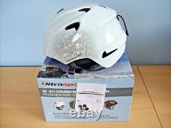 Helmet Ultrasport Pro Race M Edition Ski Snowboard Helmet White L / XL New Boxed