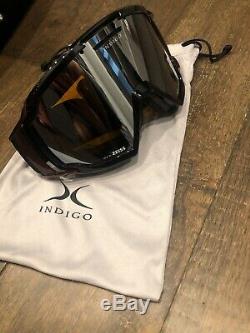 Indigo Ski Helmet Carbon Royal Red