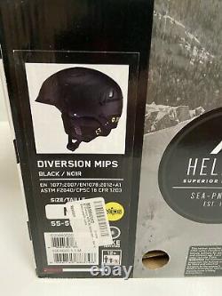 K2 Diversion MIPS Helmet Medium Ski Snowboard 55-59 CM Matte Black Winter Sports