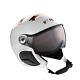 Kask Men's White Piuma R Chrome Visor Ski Snowboard Helmet Size 58/m New
