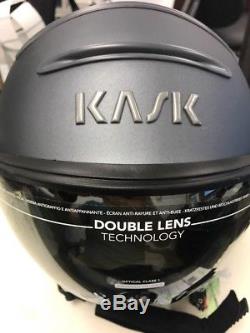 Kask Class Shadow Ski Helmet Anthracite with Silver Mirror 58