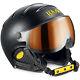 Kask Elite Pro Photochromic Ski Helmet Carbon/black/yellow 56 Cm, S, New, Nib