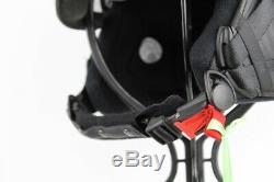 Kask Helmet Style Snowboard Ski Piuma Goggles Black Silver Small 55-56 cm NEW