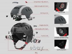 LIVALL RS1 Smarter Ski And Snowboard Helmet Graphite Black L(57 61 CM) New