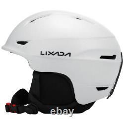 Lixada Snowboard Helmet with Detachable Earmuff Men Women Safety Skiing E4R3