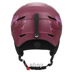 Lixada Snowboard Helmet with Detachable Earmuff Men Women Safety Skiing Helmet