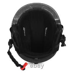 Lixada Snowboard Helmet with Detachable Earmuff Men Women Safety Skiing Helmet