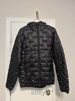 MENS PATAGONIA Micro Puff Hoody Medium Black