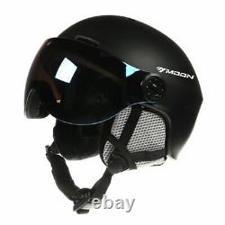 MOON Snowboard Skateboard Skiing Helmet with Goggles Integrated Protector Safe