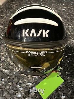 NEW KASK Class Sport Ski Helmet w Visor 50% OFF BLACK METALLIC S 56 ITALY $500