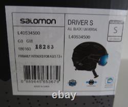 NEW Salomon Driver S Ski / Snowboard Helmet Size 53-56cm (S) Unisex / Black