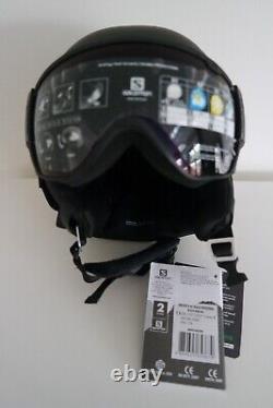 NEW Salomon Driver S Ski / Snowboard Helmet Size 53-56cm (S) Unisex / Black