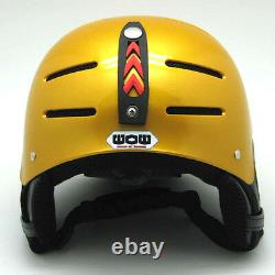 NEW Snowboard Ski Skiing Snow Helmet Matt Red Kid Adult M L with Size Adjustor