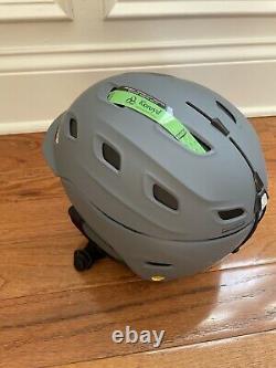Never worn! Smith Vantage Snow Helmet with MIPS Size Large gray with vents