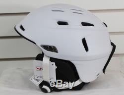New 2017 Smith Camber Ski Snowboard Helmet Adult Medium Matte White 47558