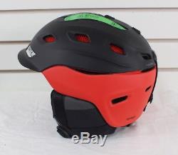New 2017 Smith Vantage Ski Snowboard Helmet Adult Medium Matte Black Fire