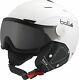 New Bolle Visor Backline Premium Snow Ski Snowboard Helmet Medium 56-58cm White