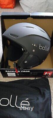 New Small Bollé Backline ski snowboarding helmet NO VISORS skiing black bolle