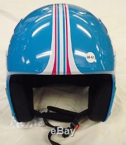 New Uvex Race + Plus Ski Snowboard Racing Helmet Cyan/pink 56-57 CM Fis Approved