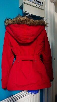 Next ski jacket skiing coat snowboard red snowboarding s women ladies 8 hood zip
