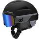 Odoland Helmet Ski Snow Board Sled Snow Mobile Goggles Unisex Black S