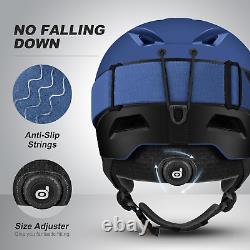Odoland ski helmet and ski goggles set new snowboard helmet with snowboard glasses for women