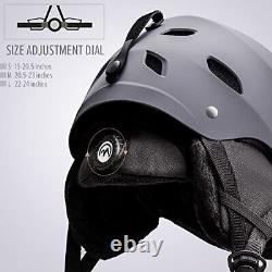 OutdoorMaster Kelvin Ski Helmet- Snowboard Helmet for Men, Women & Youth, Snow