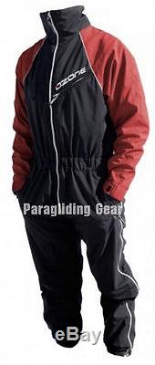 Ozone flying suit red for paraglider and paramotor pilots available sizes S