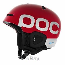 POC Auric Cut Backcountry Spin Ski Snow Helmet Bohrium Red
