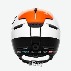 POC Obex Backcountry Spin Ski Snow Helmet Hydrogen White Fluorescent Orange