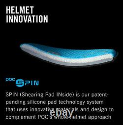 POC Obex Spin Communication Uranium Black Ski Helmet Adult M L 55-58cm NEW