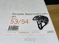 POC Receptor Backcountry MIPS snowboard Ski Helmet Black Sml 52/54cm