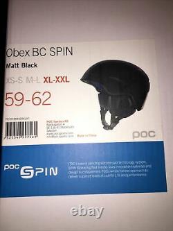 POC Sports Obex BC Spin Helmet Matt Black X-Large/XX-Large