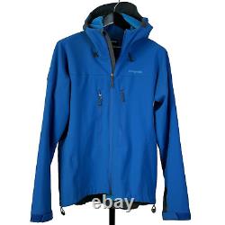 Patagonia Jacket Mens L XL Northwall Ski Snow Soft Shell Grid Teal Blue READ