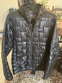 Patagonia Micro Puff Hoody Men's Medium Black New with tags