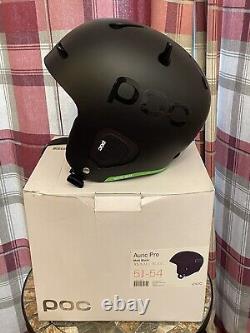Poc Auric Pro Ski Snowboarding Helmet Xs/S 51-54 Matt Black New With Tags