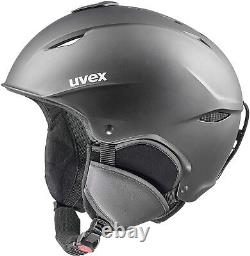 RRP £104 uvex unisex adult, primo ski helmet, black mat, 59-62 cm