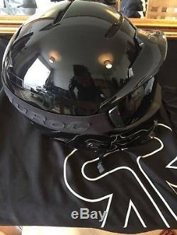 RuRoc RG-1/RG-1DX Snowsports Helmet And Goggles Blacked Out Size M-L 57-60cm