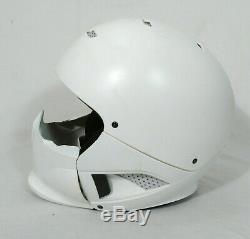 RuRoc RG1 Core mat White M/L Ski/Snowboard Helmet with face mask
