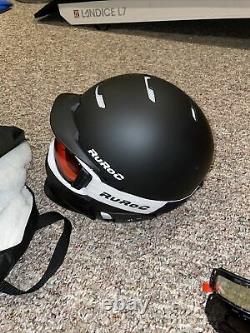 RuRoc RG1-DX Core Ski SnowBoard Helmet & Goggles Size XL/XXL WithShockpods &more