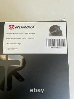 RuRoc RG1-X Carbon ML Snowboard/Alpine Ski Helmet, Wicked cool