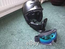 Ruroc Black RG1-X Ski/Snowboard Helmet