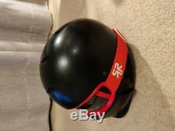 Ruroc Black/Red RG1 Ski/Snowboarding Helmet M/L