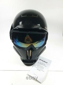 Ruroc Black gold titan RG1-DX M/L Helmet googles original box NWT with Tags